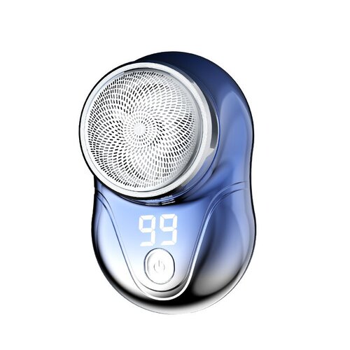 Cross-border mini electric razor, portable home use men's shaving razor, travel-friendly, washable, digital beard display