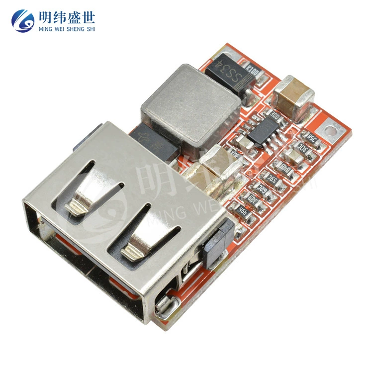 Понижающий модуль питания USB, Регулируемый источник питания на солнечной батарее DC-DC автомобильное зарядное устройство 24 В до 5V3A зарядное устройство