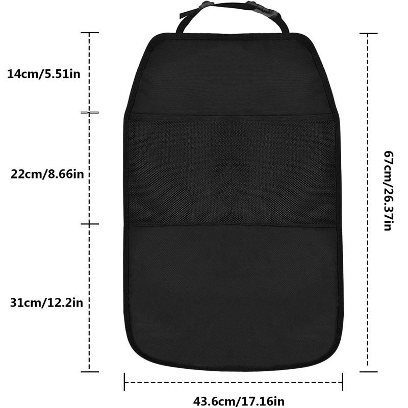 New car storage bag multifunctional car rear seat back storage rack car interior hanging bag rear decoration bag