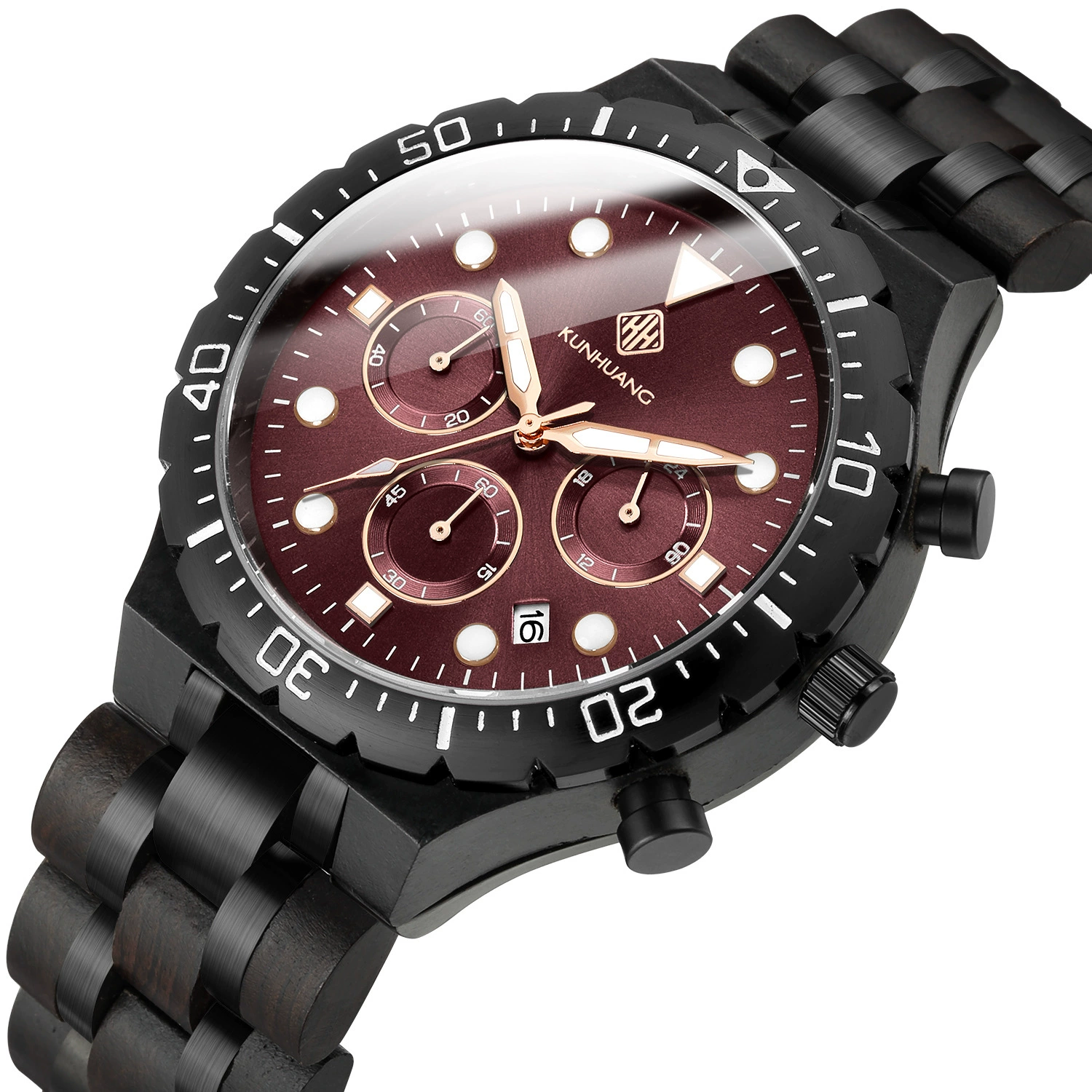 昆皇 Swiss watch, universal quartz fashionable retro watch strap, wholesale