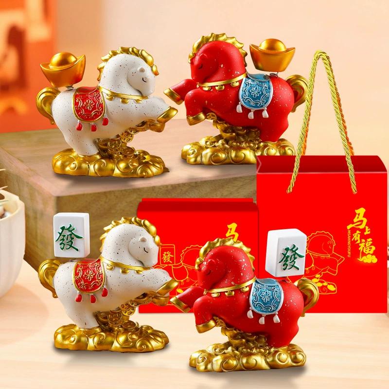 Cute mascot, table pony, Birthday gift, year mascot