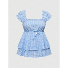 P 58005 Polka Dot Lace Camisole Dress ������˿����ȹ�羳