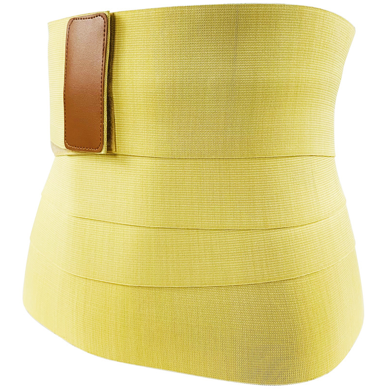 3m/4m/5m束腰带缠绕加压松紧收腹带健身瘦身塑型绑带护腰带跨境品