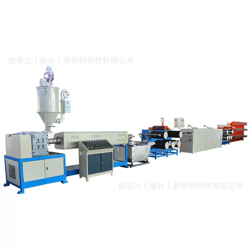 撕裂膜拉丝机亚麻丝圆丝挤出机聚丙烯聚乙烯拉丝机