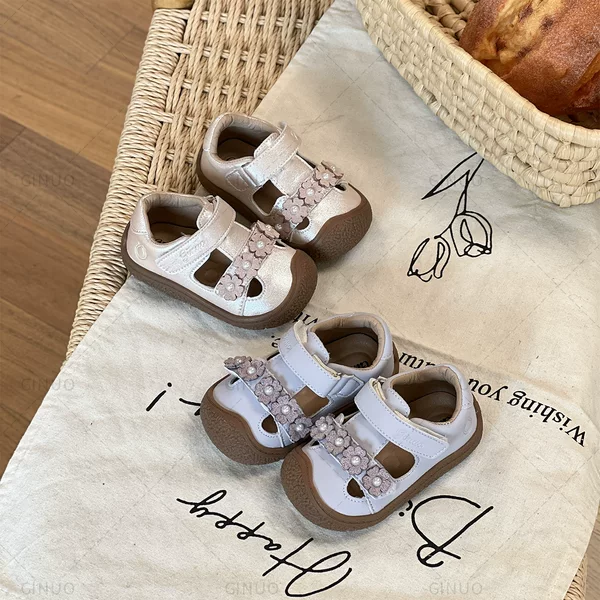 {Size 18-30} Children's Summer New Toe Sandals Girls' Toddler Shoes Infants' Soft-soled Children's Princess Shoes