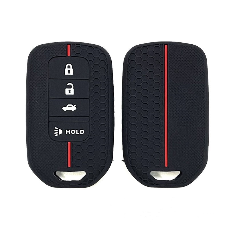 Suitable for Civic Silicone Key Cover, Old Model Accord, Inspire, Odyssey, Lingpai, Ailu, Crown, Honeycomb Pattern