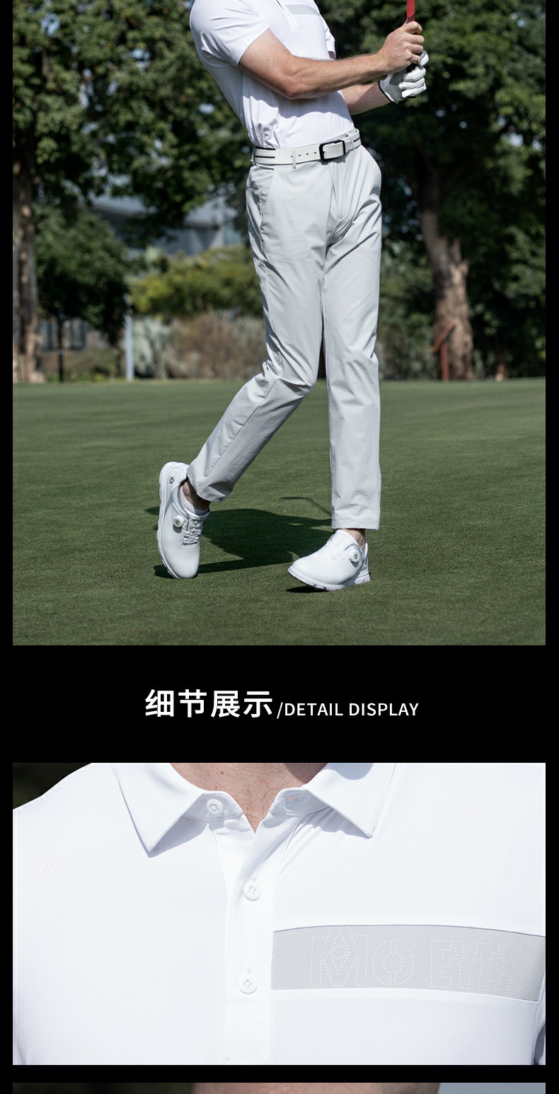 Áo polo nam tay ngắn MO EYES mát mẻ, phong cách thể thao golf mùa xuân hè — Áo trắng [sờ vào lạnh/mềm và đàn hồi cao/khâu tương phản] M25YF027, Áo màu vàng lông ngỗng [sờ vào lạnh/mềm và đàn hồi cao/khâu màu tương phản] M25YF027, Áo đen [sờ vào lạnh/mềm và đàn hồi cao/khâu tương phản] M25YF027 chi tiết 15