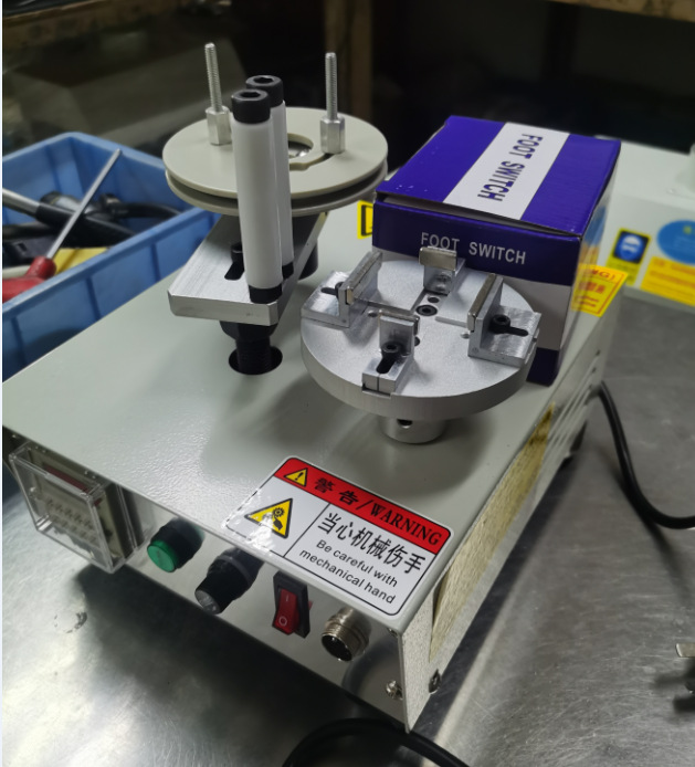 TM-1000变压器手动半自动包胶机手动变压器铁芯磁芯半自动包胶机