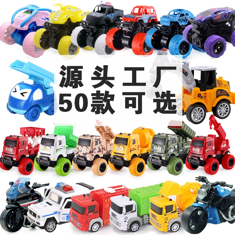 Дети 2025 новая игрушка мальчик ночной рынок киоск товарная сеть красный инерция полный привод внедорожник игрушечный автомобиль