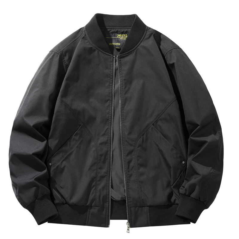 Men's Clothing loose large size men's baseball jacket thin casual_voghion.com