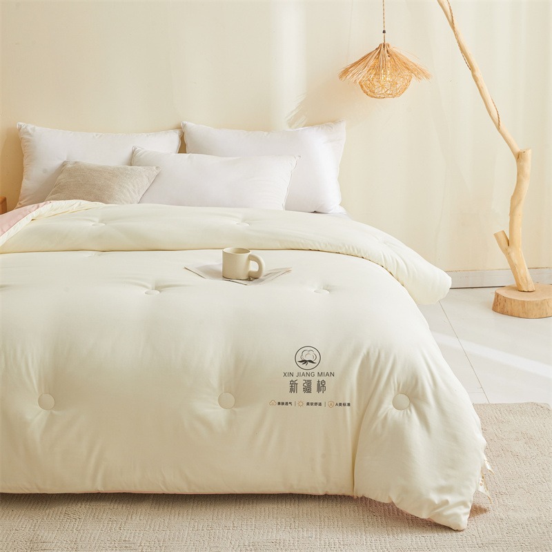 Xinjiang Cotton Quilt Class a Maternal and Infant Grade Autumn and Winter Quilt Thickeneded Warm Pure Cotton Quilt Student Dormitory Quilt Core