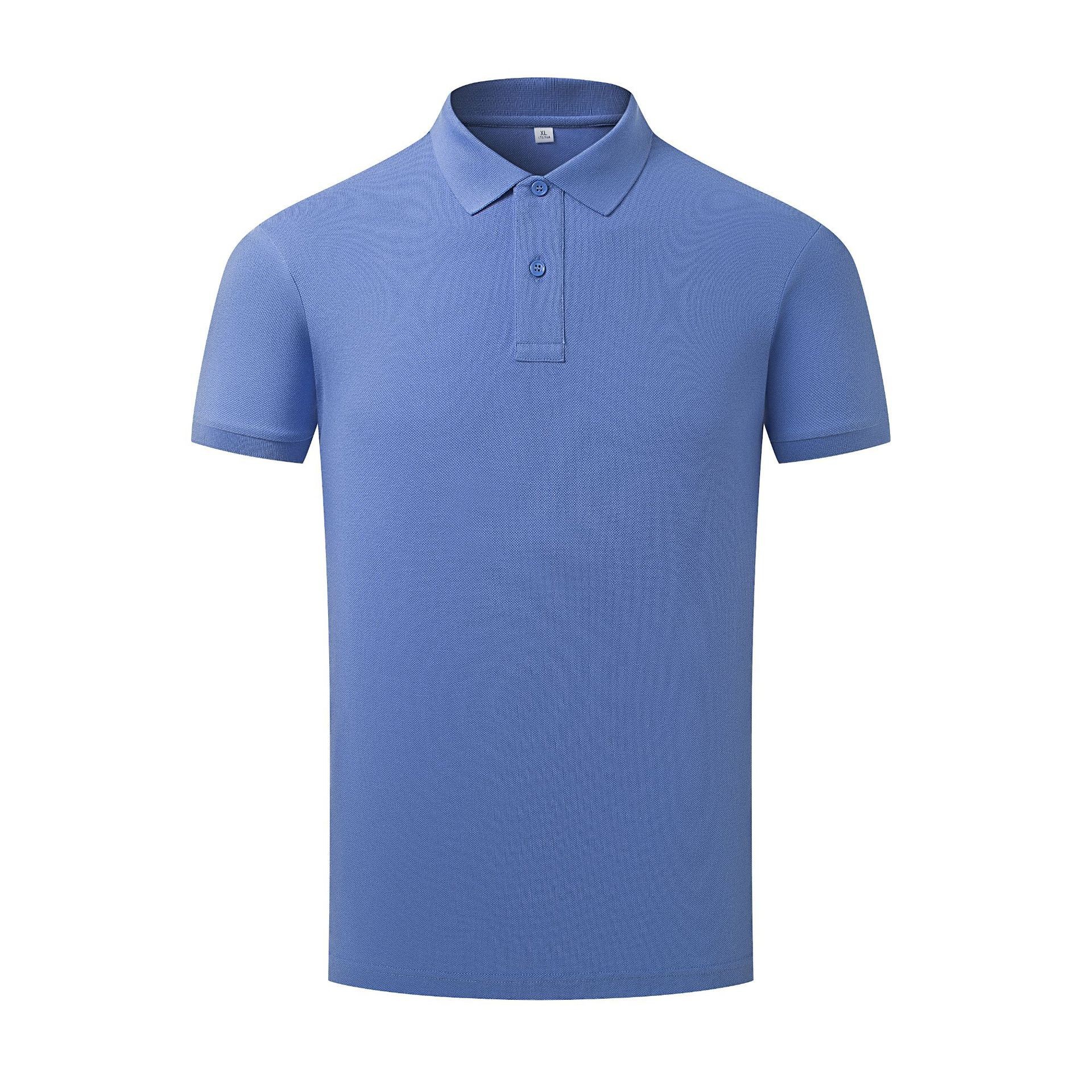 Camiseta Polo de Algodón de Color Sólido para Hombre y Mujer, Estilo Informal de Negocios, Venta al por Mayor de Fábrica, Manga Corta, Estilo Básico de Verano, BYB0020 Chino-Alemán