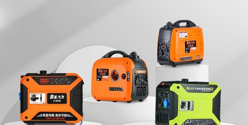 Silent Inverter Generator 220V Small Household High-Power Gasoline Generator for Outdoor Camping Portable