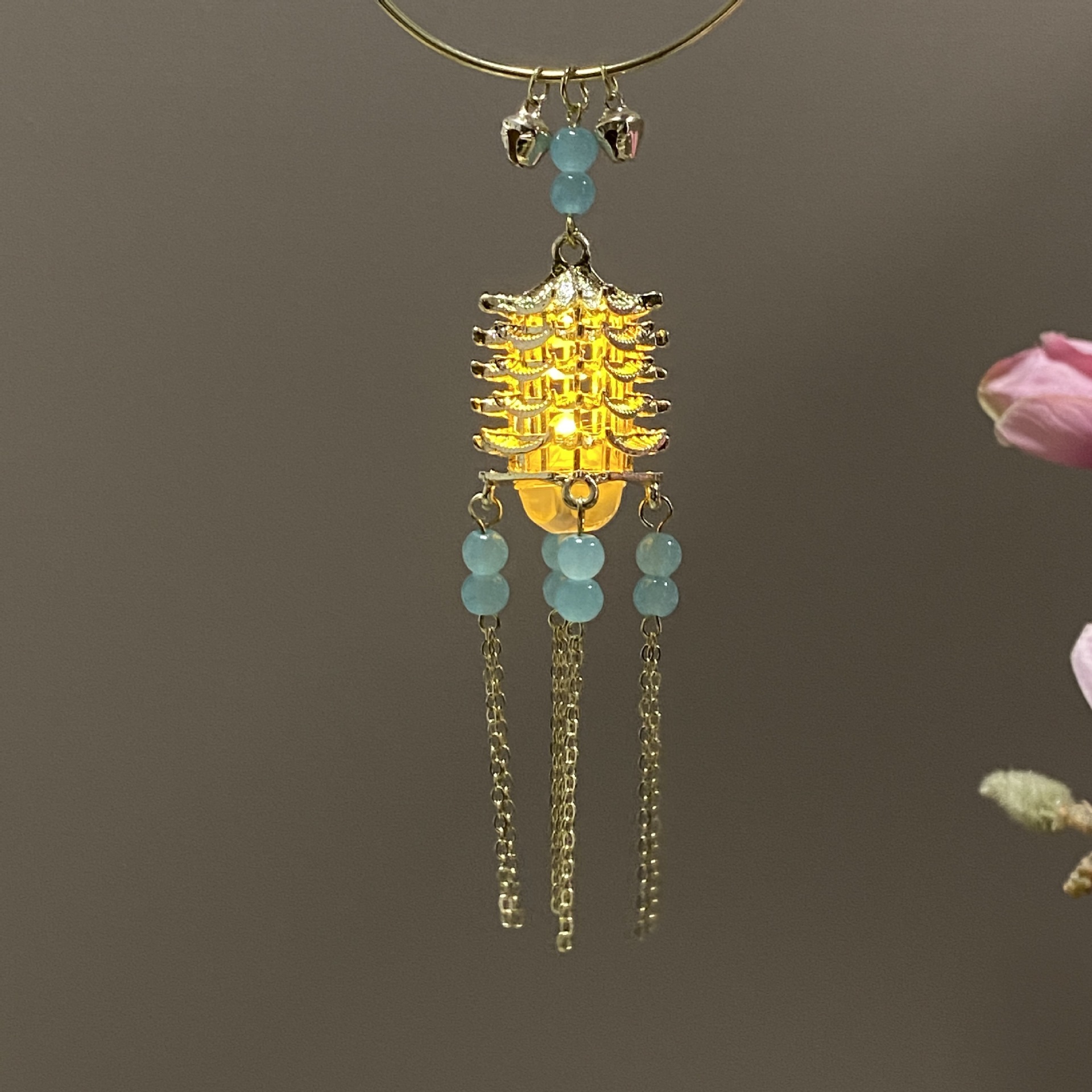 Gold bracelet (blue) 9804