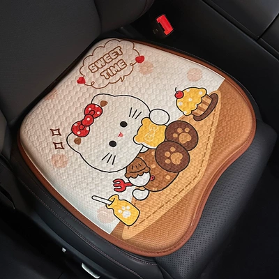 Cooling Pad, Breathable Ice Silk — Cool pad - brown-cake-cat
