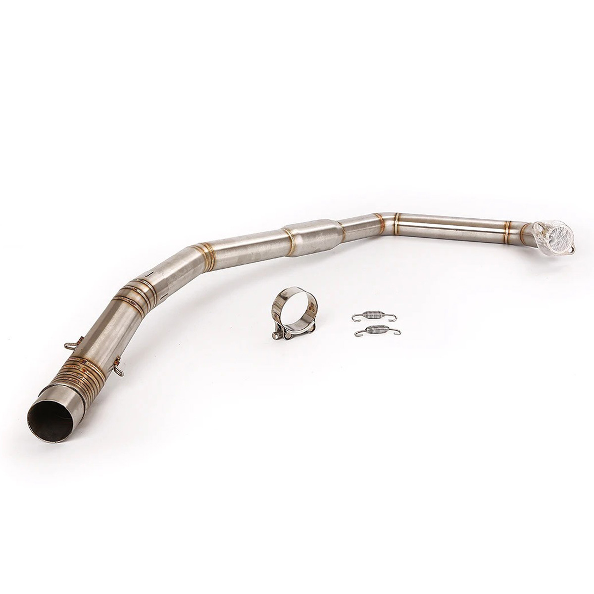 Cbr300R/Cb300F/Cb300R Motorcycle Modified Stainless Steel Front and Mid-Section Exhaust Pipe, Mid-Section 51mm