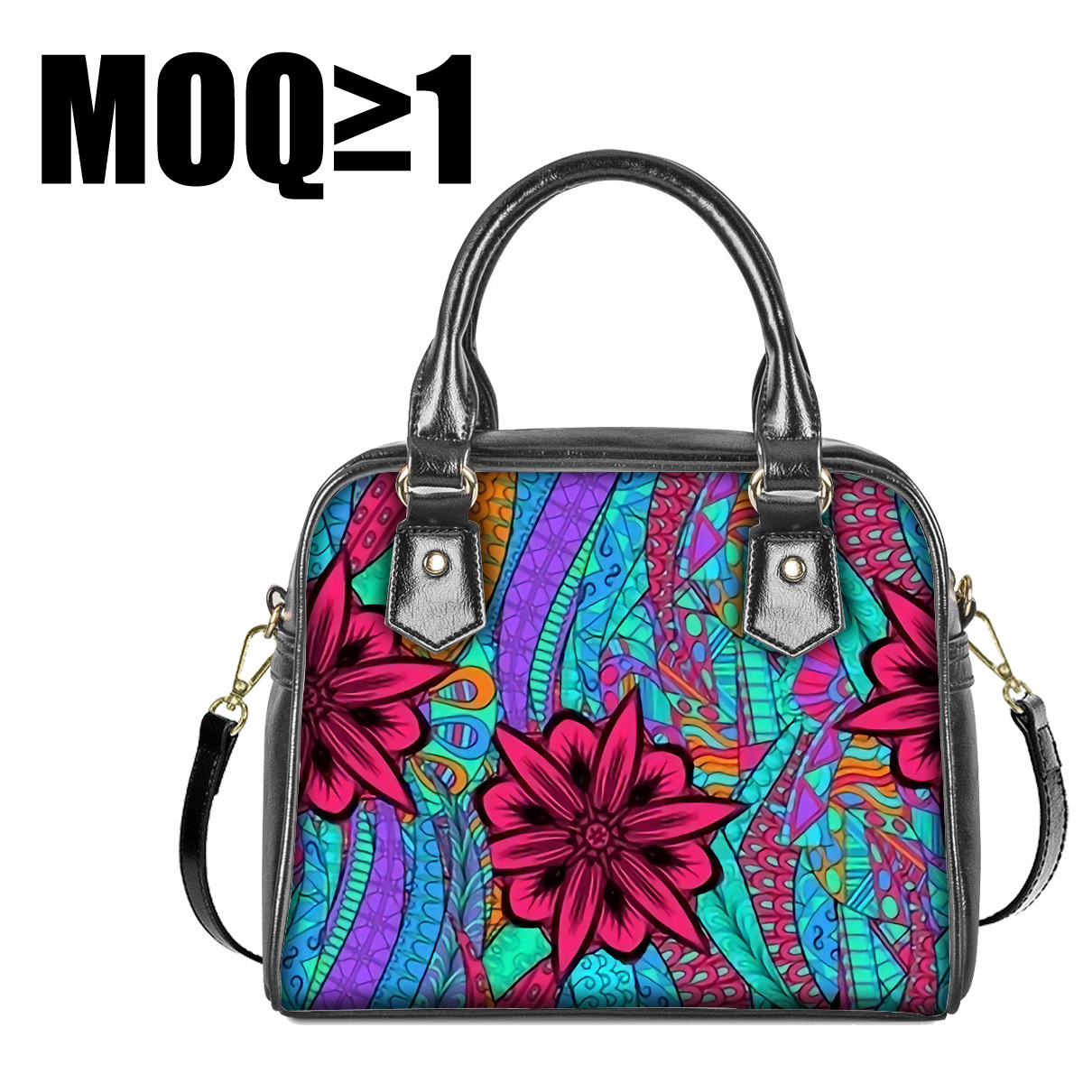 东南亚热款波利尼西亚Polynesia手提包斜挎单肩包PU Leather Bag