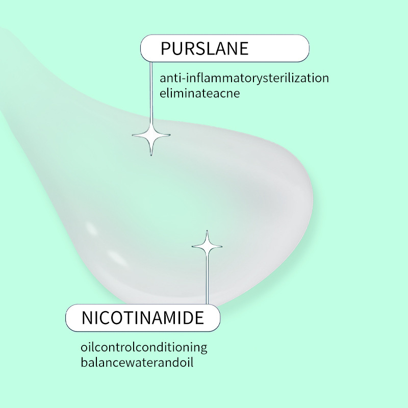 Control transfronterizo de aceite acné limpiador de la leche procesado nicotinamida de gran capacidad brillante humectante suave limpiador de la cara