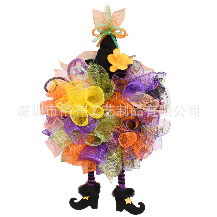 万圣节有腿花环-1