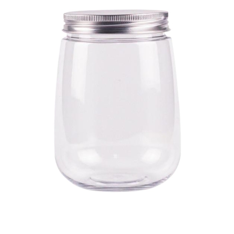 Internet Celebrated Milk Tea Bottle Plastic Disposable Beverage Bottle with Lid U-shaped Chubby Cup Takeaway Hot Drink Milk Tea Coffee Bottle