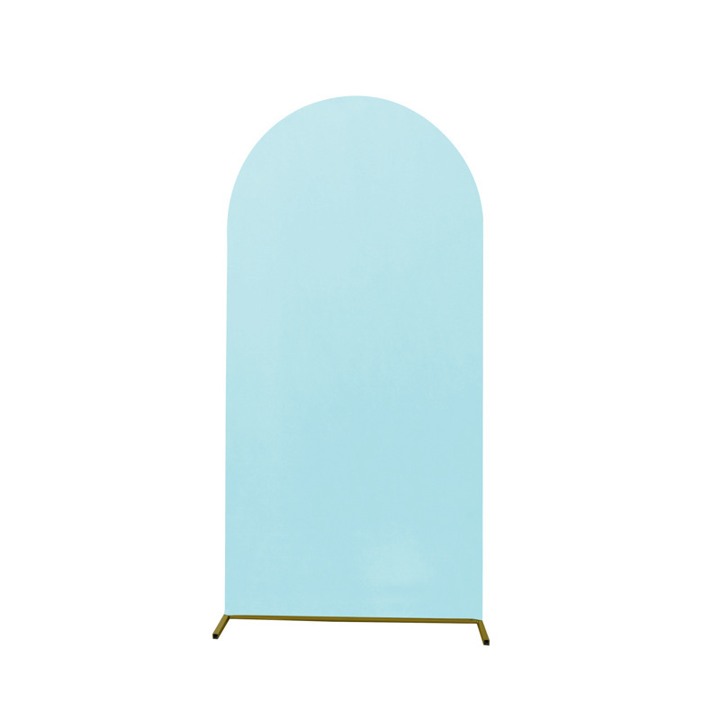 Tela de fondo de boda de arco grande Tela de fondo de fiesta de cumpleaños de alta elasticidad Tela de fotografía Tela de fondo semicircular Tela Puerta de arte