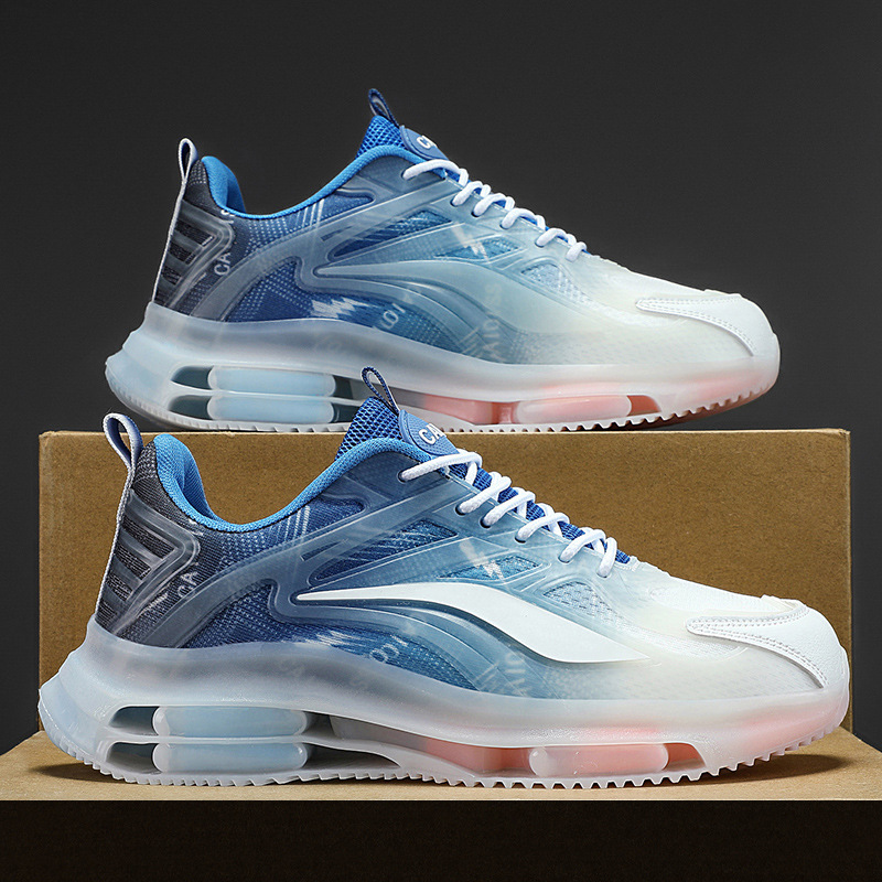 Putian Men's Shoes 2024 New Spring Men's Leisure Running Air Cushion Shock Absorber Increase Sports Dad Spring and Autumn Trendy Shoes