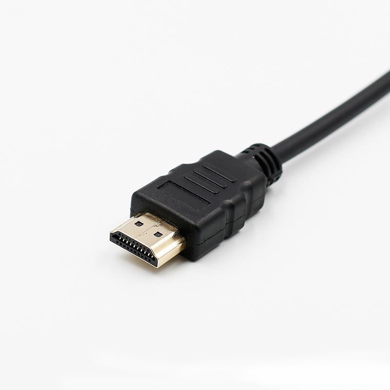 Transfronterizo caliente HDMI a VGA línea HD 1080p portátil decodificador convertidor HDMI a VGA