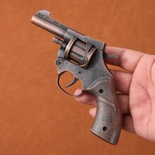 大号野牛左轮砸炮枪玩具手枪批发全金属合金炮子枪砸响炮性价比款