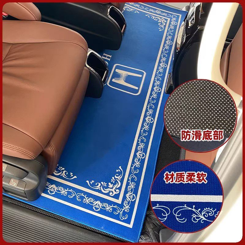 Cojín de pie para automóviles comerciales ligeros de lujo de alto nivel, alfombra a prueba de polvo y antipatadas, accesorios de decoración para automóviles