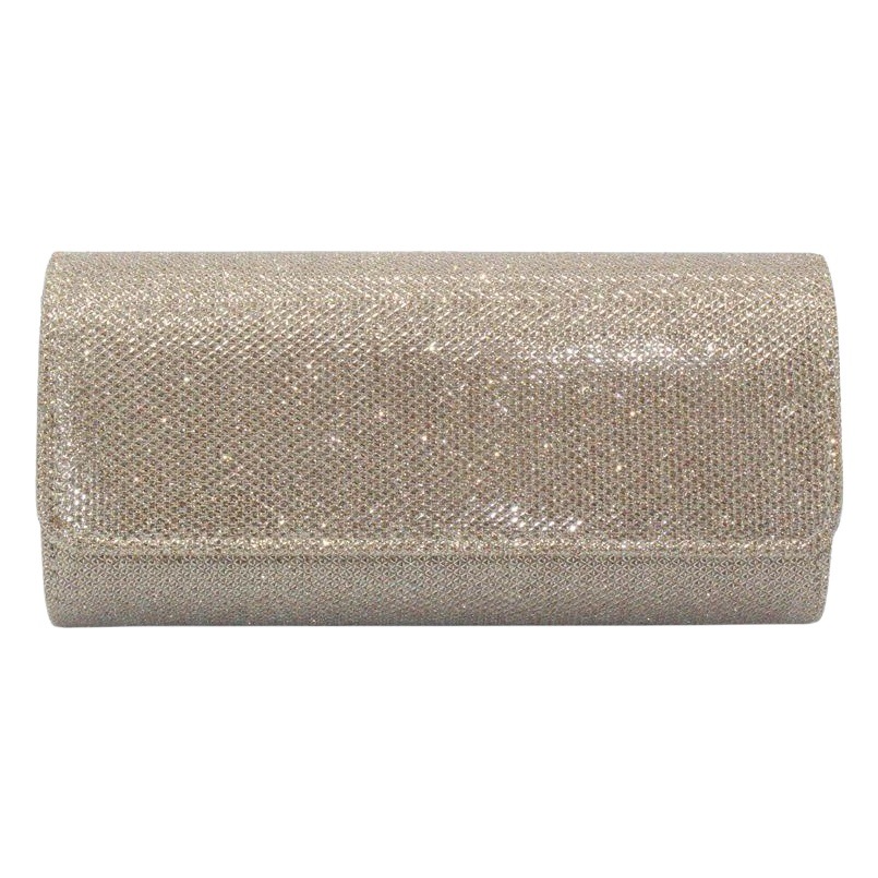 EBAY Venta caliente en stock material flash bolsa de entrega de una sola pieza de suministro directo de fábrica de embrague de las mujeres bolsa de mensajero