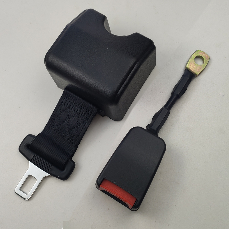 Forklift Seat Retractable, Heli Car seat belt - c013-black-retractor-20-steel-wire-base