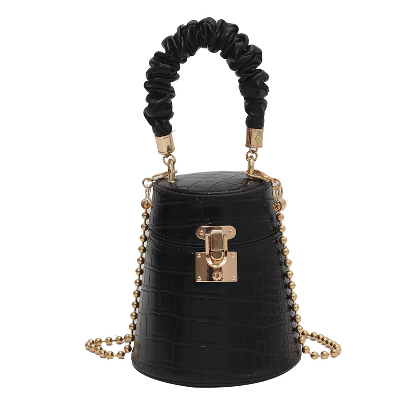 Crocodile Pattern Hobo Bag Women's Chain Shoulder Handbag Fashion_voghion.com
