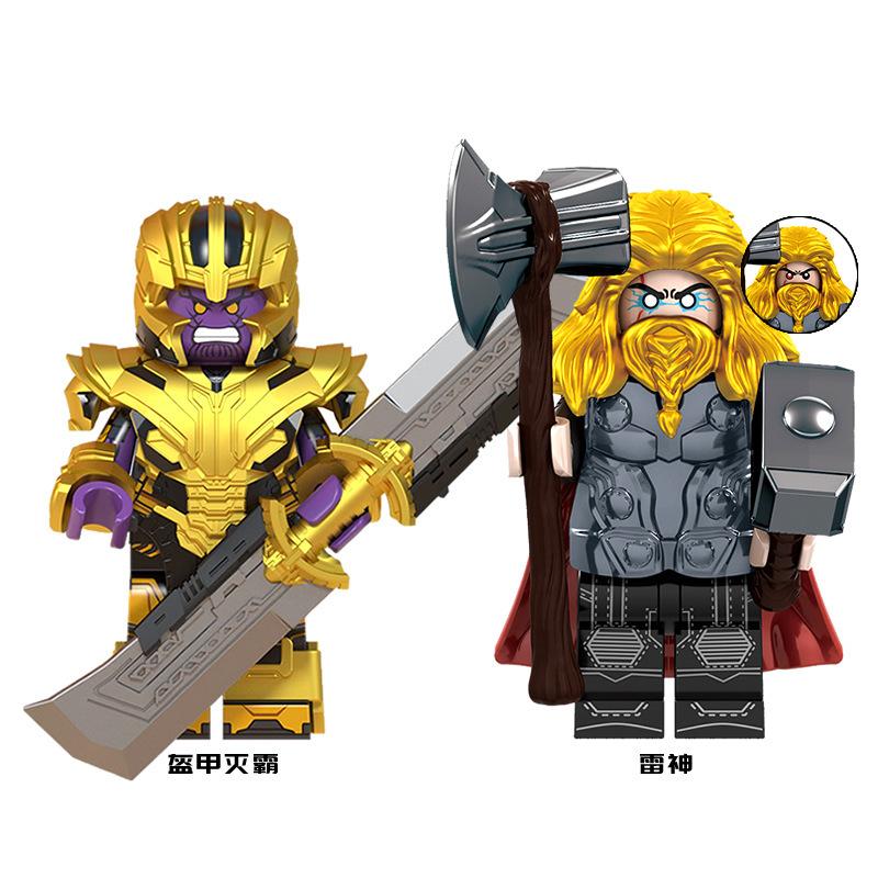 マーベルアベンジャーズアイアンマンスーパーヒーロースパイダーマン組み立てミニフィギュアビルディングブロックおもちゃ|undefined