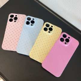 适用iphone17promax多巴胺小波点手机壳苹果17air菲林16保护套15