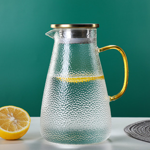 Factory Wholesale Glass Water Kettle, High Temperature Resistant Cold Water Kettle, Household Water Container, Cold Brew Water Kettle, Juice Water Kettle, Large Capacity