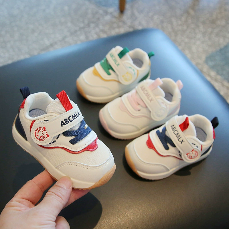 Детская обувь новая весна детская обувь мужская обувь нескользящая детская обувь женская ступенчатая обувь мягкая подошва дышащая обувь оптом