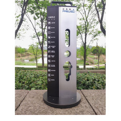 スマート指紋ロック展示ロックスマートロック回転可能金属展示棚アクリル回転ロック棚