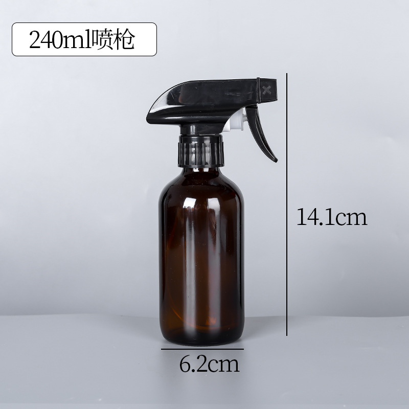 Botella de aceite esencial Brown Boston 15ml240ml120ml aceite esencial sub-embalaje botella de vidrio esencia spray