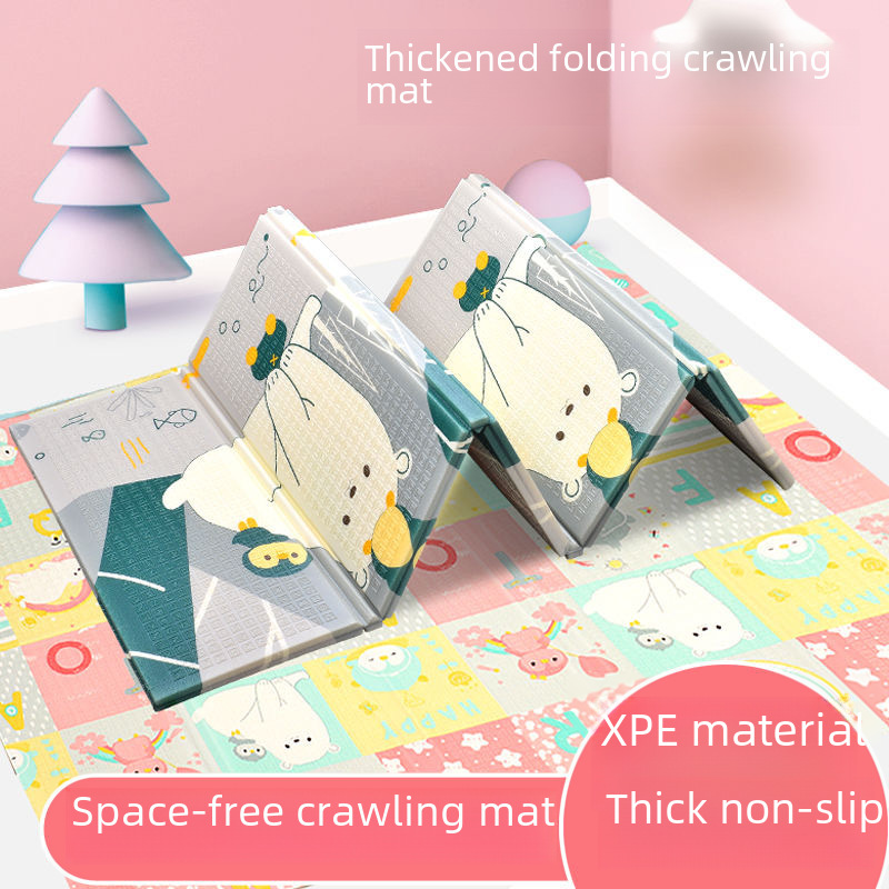 Wholesale Manufacturer Baby Crawling Mat XPE Foam Thick Folding Infant Play Mat Children's Crawling Pad