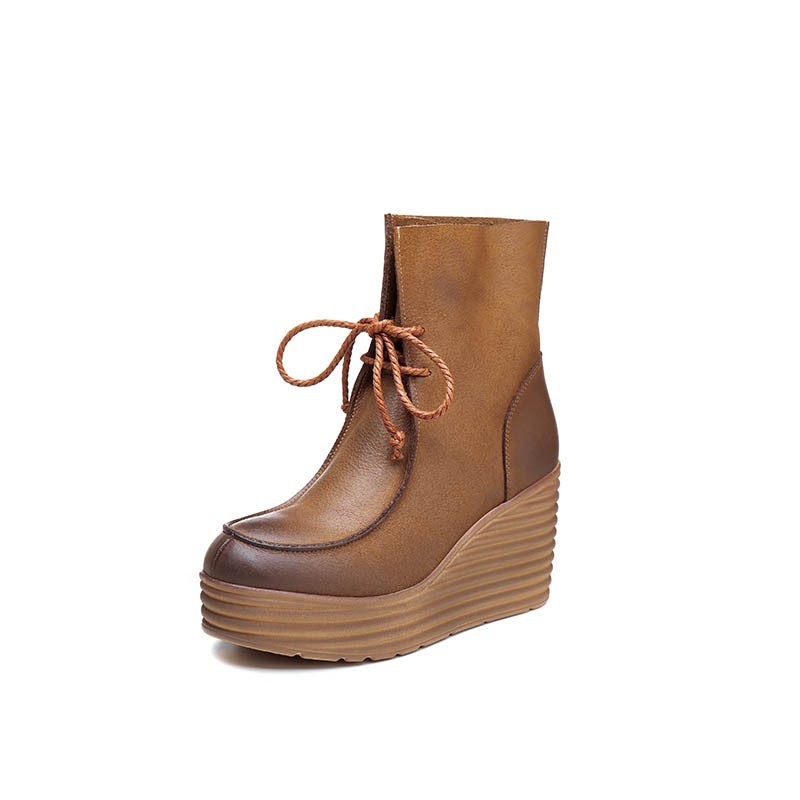 【特価クリアランス返品交換不可】39サイズ本革レディースブーツ139元秋冬レトロマーティンブーツショートブーツお買い得