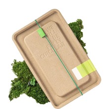 咖啡盒纸浆盒模塑一次性纸浆盒纸托服饰纸浆包装快递盒可降解