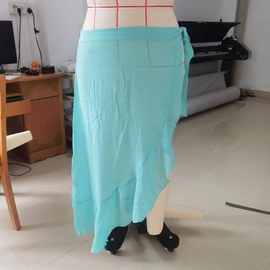 B022B沙滩防晒服性感沙滩海边度假绑带不规则加长热卖半身裙120克