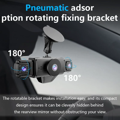 Car Dashcam with Four Driving recorder