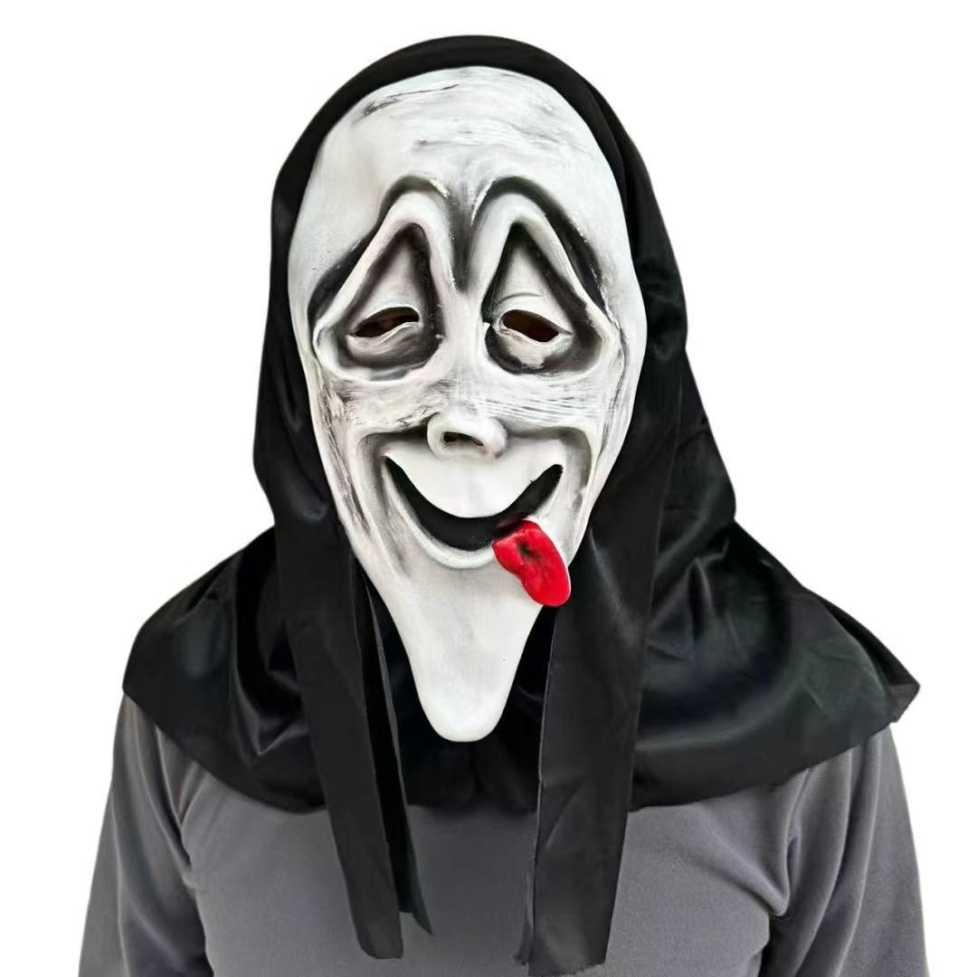 Transfronterizos Hot Conjuring 2 máscaras de monjas Halloween aterrador fantasía horror aterrador capuchón de látex monjas image 25