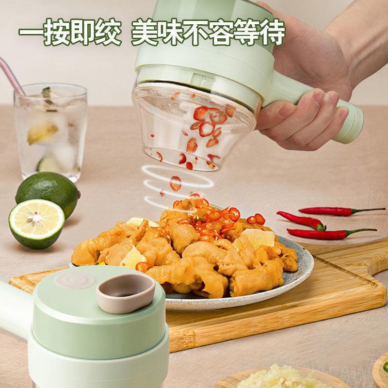 野菜切り器無線電動にんにく泥神器にんにく蓉補食器にんにく片ネギ神器手持ち料理機|undefined