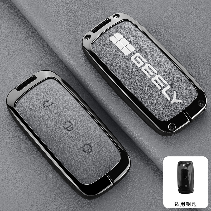 [지리 갤럭시 모델 A] 양면 가죽 페블 그레이