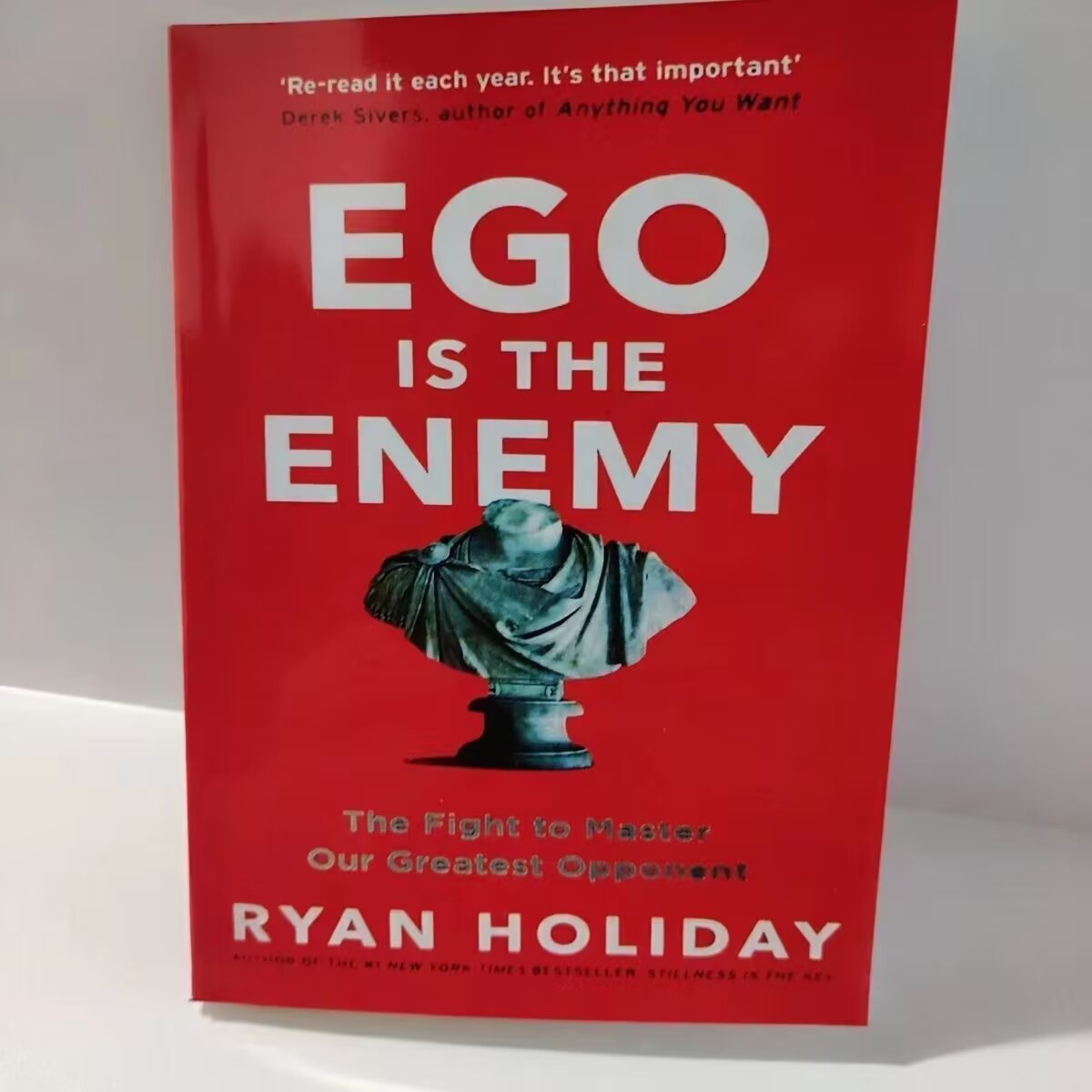 EGO IS THE ENEMY By Ryan Holiday Paperback Novel #1 New York Times Bestseller Book