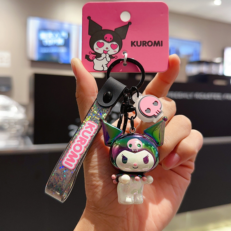 2026年新作正規品サンリオクロミぬいぐるみキーホルダー女性向け可愛いハローキティぬいぐるみカメラ小物