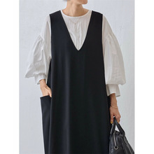 跨境亚马逊日本乐天韩国热卖日系吊带连衣裙女夏装新款内搭长裙无