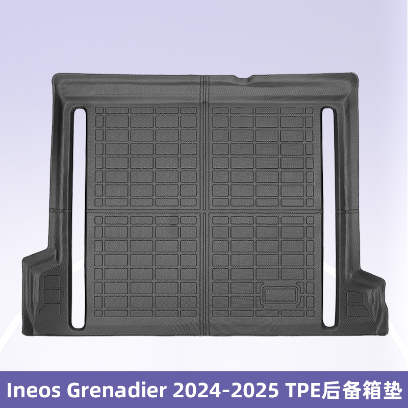 Para Ineos Grenadier 2024 - 2025 3D todo el tiempo TPE almohadilla de pie almohadilla de maletero